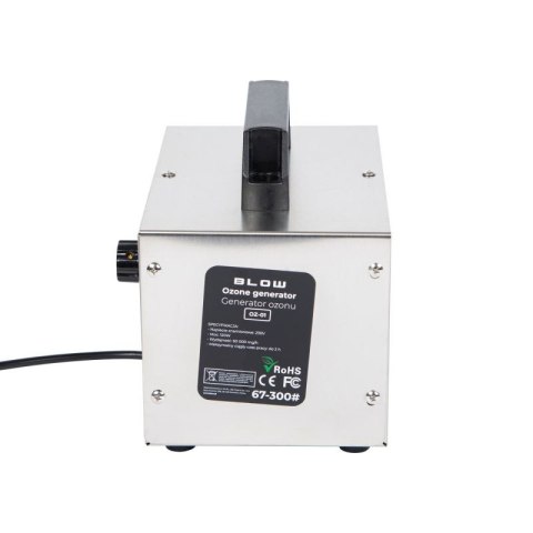 BLOW GENERATOR OZONU OZ-01 OZONATOR 60000 MG/H 120W BLOW