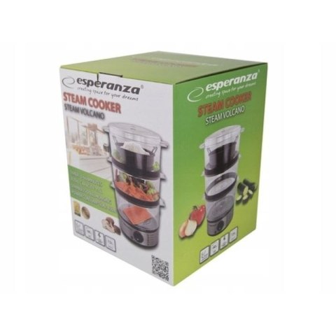 Parowar Esperanza STEAM VOLCANO EKG009 (7 litrów; kolor przeźroczysty) Esperanza