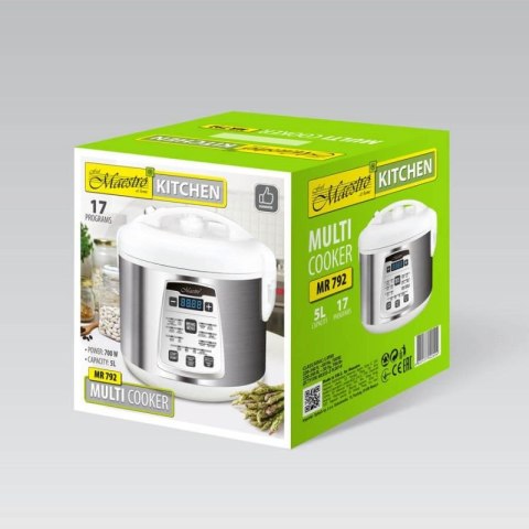 Multicooker 5 l, 700W, 17 programów MR-792 MAESTRO MAESTRO