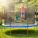 TRAMPOLINA BATUTA OGRODOWA SKŁADANA Z SIATKĄ WEWNĘTRZNĄ 12FT 366CM ENERO Enero