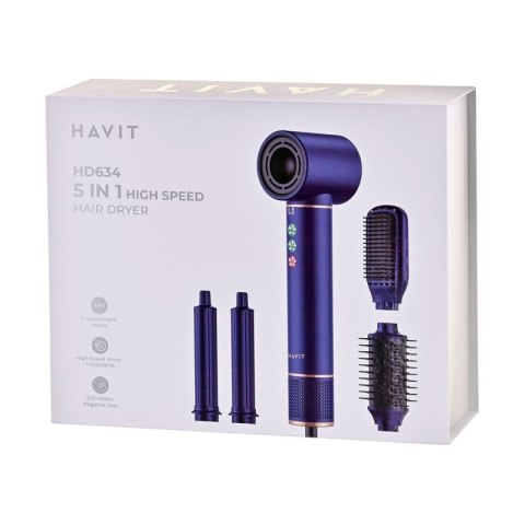Lokówko-suszarka Multistyler Havit HD634 (4 końcówki) Havit