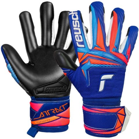 Rękawice bramkarskie Reusch Attrakt Infinity Evolution NC niebiesko-czarne 5670725 4127 Reusch