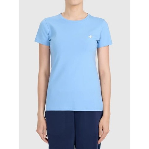 T-shirt slim z kolekcji basic damski 4F 4FWMM00TTSHF3306-32S 4f