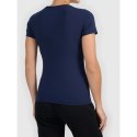 T-shirt basic z dekoltem typu serek damski 4F 4FWMM00TTSHF3307-31S 4f