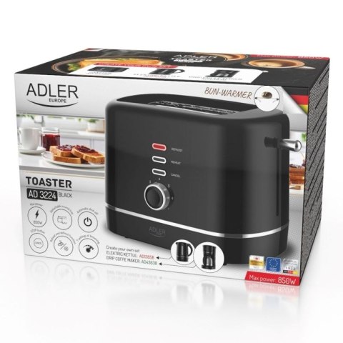 Toster z rusztem ADLER AD 3224b czarny Adler
