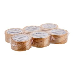BSTech taśma klejąca Solvent Transparent 48mmx66m 6 szt BESTPAK