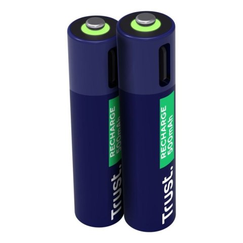 Baterie AAA Trust USB-C RECHARGEABLE BATTERIES 2P Trust