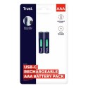 Baterie AAA Trust USB-C RECHARGEABLE BATTERIES 2P Trust