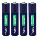 Baterie AAA Trust USB-C RECHARGEABLE BATTERIES 4P Trust