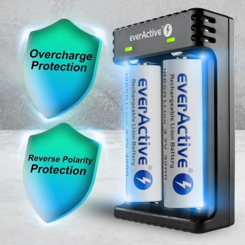 EVERACTIVE ŁADOWARKA DO AKUMULATORKÓW CYLINDRYCZNYCH LI-ION LC200 EverActive