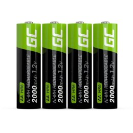 GREEN CELL AKUMULATORKI PALUSZKI 4X AA R6 2000MAH Green Cell