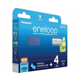 PANASONIC ENELOOP AA 2000mAh 4 szt + CASE Panasonic