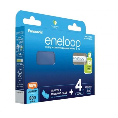 PANASONIC ENELOOP AAA 800mAh 4 szt + box Panasonic