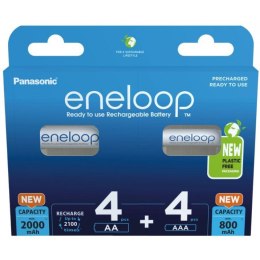 PANASONIC ENELOOP ZESTAW 4x AA 2000mAh + 4x AAA 800mAh Panasonic