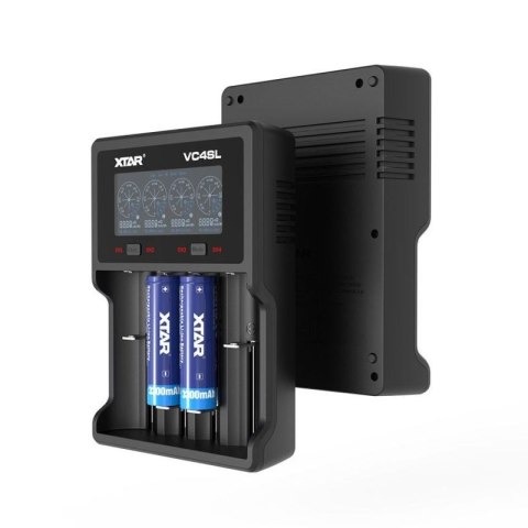 XTAR ŁADOWARKA DO AKUMULATORÓW CYLINDRYCZNYCH LI-ION/NI-MH/NI-CD 18650 VC4SL XTAR