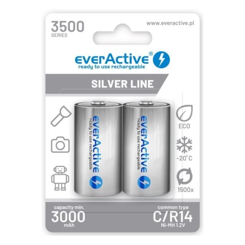Zestaw akumulatorków everActive EVHRL14-3500 (3500mAh ; Ni-MH) EverActive