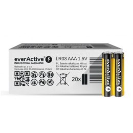 Zestaw baterii alkaliczne everActive EVLR03S2IK (40) EverActive