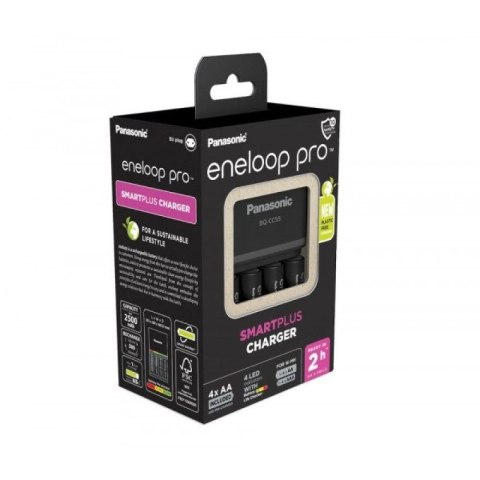 ŁADOWARKA PANASONIC SMARTPLUS + 4x AA ENELOOP PRO 2500 mAh Panasonic