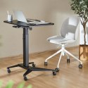 MACLEAN MOBILNE BIURKO STOLIK NA LAPTOP CZARNE MC-453B Maclean