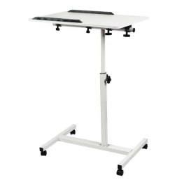 MACLEAN MOBILNE BIURKO/STAND NA LAPTOP, BIAŁE, REGULACJA WYSOKOŚĆ 59-89CM, MAX. 30KG MC-121 W Maclean