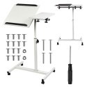 MACLEAN MOBILNE BIURKO/STAND NA LAPTOP, BIAŁE, REGULACJA WYSOKOŚĆ 59-89CM, MAX. 30KG MC-121 W Maclean