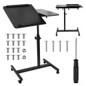 MACLEAN MOBILNE BIURKO/STAND NA LAPTOP, CZARNE, REGULACJA WYSOKOŚC 59-89CM, MAX. 30KG MC-121 B Maclean