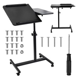 MACLEAN MOBILNE BIURKO/STAND NA LAPTOP, CZARNE, REGULACJA WYSOKOŚC 59-89CM, MAX. 30KG MC-121 B Maclean