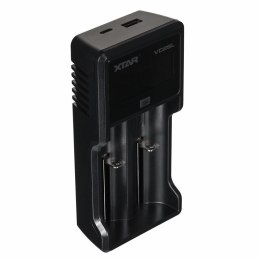 XTAR ŁADOWARKA DO AKUMULATORÓW CYLINDRYCZNYCH LI-ION / NI-MH / NI-CD 18650 VC2SL XTAR