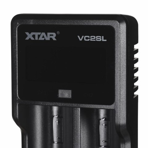XTAR ŁADOWARKA DO AKUMULATORÓW CYLINDRYCZNYCH LI-ION / NI-MH / NI-CD 18650 VC2SL XTAR