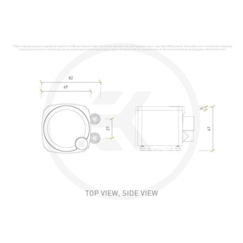 Chłodzenie wodne EK Water Blocks EK Nucleus AIO CR360 Dark, CPU EK Water Blocks