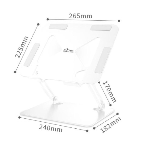 MEDIA-TECH PODSTAWKA POD LAPTOPA LAPTOP STAND MT2661W Media-Tech