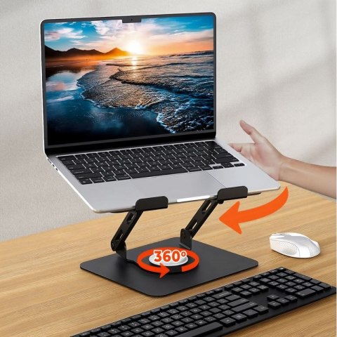 MEDIA-TECH REGULOWANA, OBRACANA, ERGONOMICZNA PODSTAWKA POD LAPTOPA LAPTOP STAND ROTO MT2662 Media-Tech