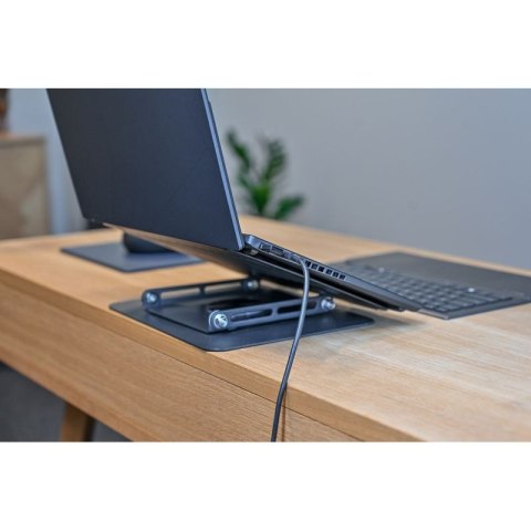 MEDIA-TECH REGULOWANA, OBRACANA, ERGONOMICZNA PODSTAWKA POD LAPTOPA LAPTOP STAND ROTO MT2662 Media-Tech