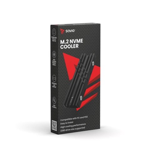 SAVIO CHŁODZENIE DO DYSKÓW M.2 NVME 2280 COOLER AK-60 Savio