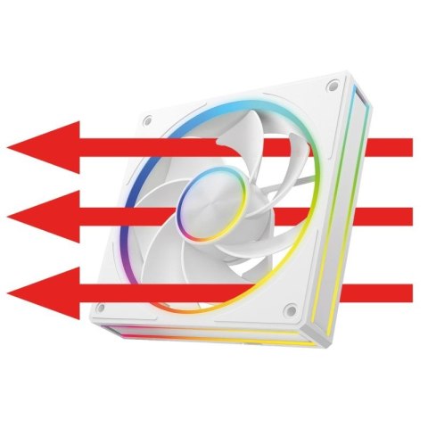MODECOM VOLCANO LOOP 120 ARGB REVERSE FAN BIAŁY MODECOM