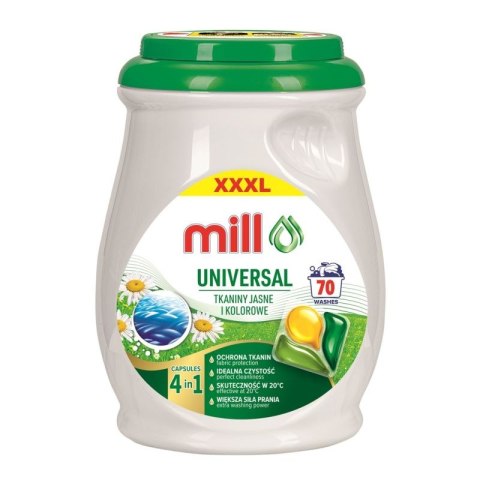 MILL PROFESSIONAL Kapsułki 3k. do prania uniwer. 70szt MADONIS