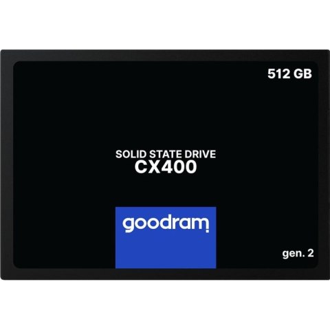 DYSK SSD GOODRAM 512GB Gen. 2 SATA III 2,5 CX400 Goodram