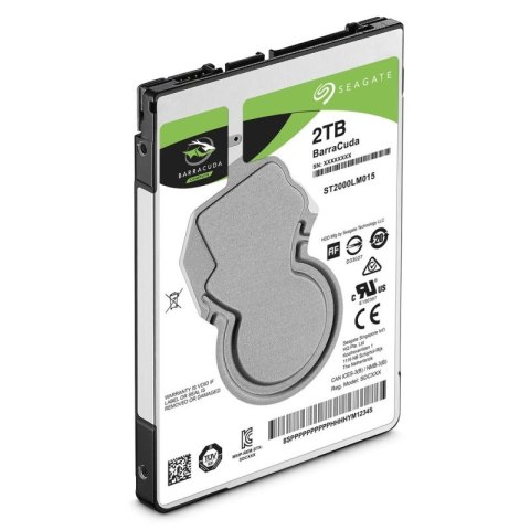 Dysk HDD Seagate Barracuda ST2000LM015 (2 TB ; 2.5"; 128 MB; 5400 obr/min) Seagate