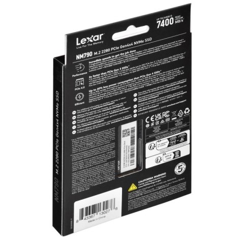 Dysk SSD Lexar NM790 512GB M.2 PCIe NVMe Lexar