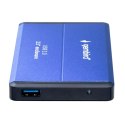 GEMBIRD OBUDOWA HDD/SSD USB 3.0 2.5" SATA, ALUMINIUM, NIEBIESKA Gembird