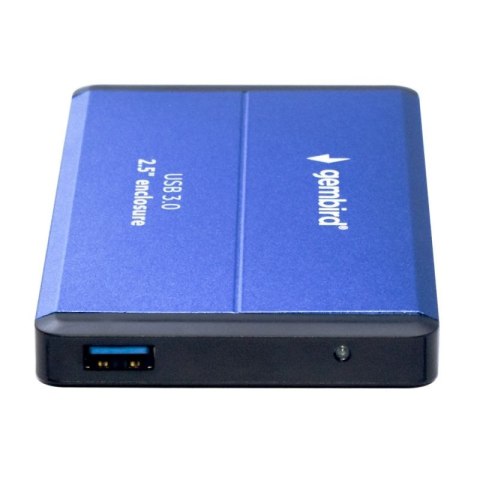 GEMBIRD OBUDOWA HDD/SSD USB 3.0 2.5" SATA, ALUMINIUM, NIEBIESKA Gembird
