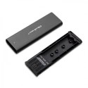 QOLTEC OBUDOWA DO DYSKÓW KIESZEŃ M.2 SATA SSD | NGFF | USB TYP C Qoltec