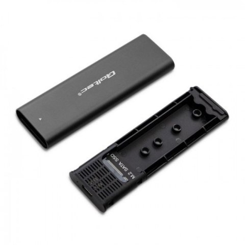 QOLTEC OBUDOWA DO DYSKÓW KIESZEŃ M.2 SATA SSD | NGFF | USB TYP C Qoltec