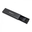 QOLTEC OBUDOWA DO DYSKÓW KIESZEŃ M.2 SATA SSD | NGFF | USB TYP C Qoltec