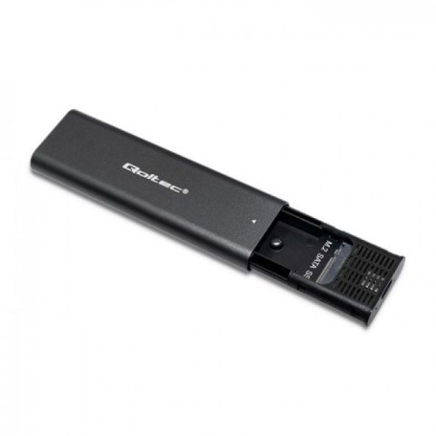 QOLTEC OBUDOWA DO DYSKÓW KIESZEŃ M.2 SATA SSD | NGFF | USB TYP C Qoltec