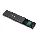 QOLTEC OBUDOWA DO DYSKÓW KIESZEŃ M.2 SATA SSD | NVME | USB TYP C Qoltec