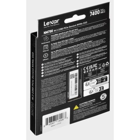 Dysk SSD Lexar NM790 1TB M.2 PCIe NVMe Lexar