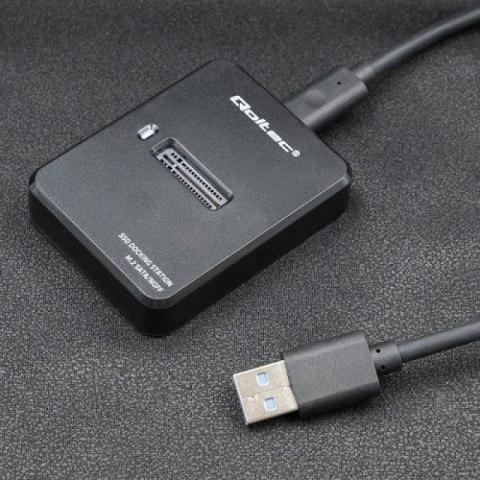 QOLTEC STACJA DOKUJĄCA DYSKÓW SSD M.2 SATA | NGFF | USB 3.1 Qoltec