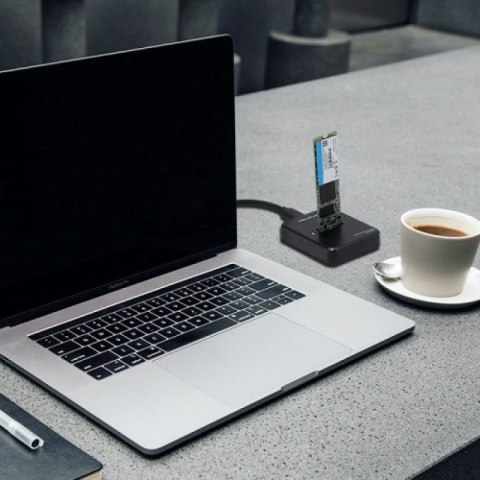 QOLTEC STACJA DOKUJĄCA DYSKÓW SSD M.2 SATA | NGFF | USB 3.1 Qoltec