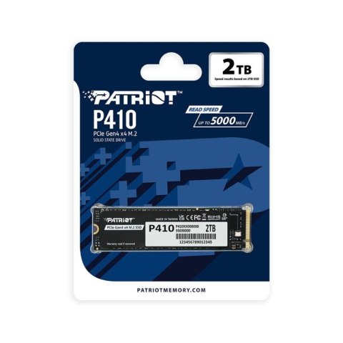 SSD Patriot Viper P410 M.2 PCI-Ex4 NVMe 1.4 2TB Patriot Memory